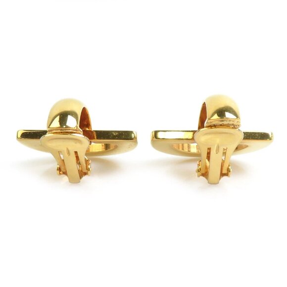 Auth CELINE Earrings Gold Metal - Picture 6 of 8